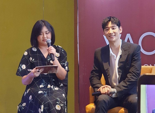Konferensi pers fan meeting Lee Je Hoon di Hotel Pullman, Minggu (19/3).Foto: DN. Mustika Sari/kumparan