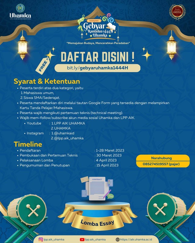 Universitas Muhammadiyah Prof DR HAMKA Gelar Gebyar Ramadan, Hadiah Puluhan Juta (5975)