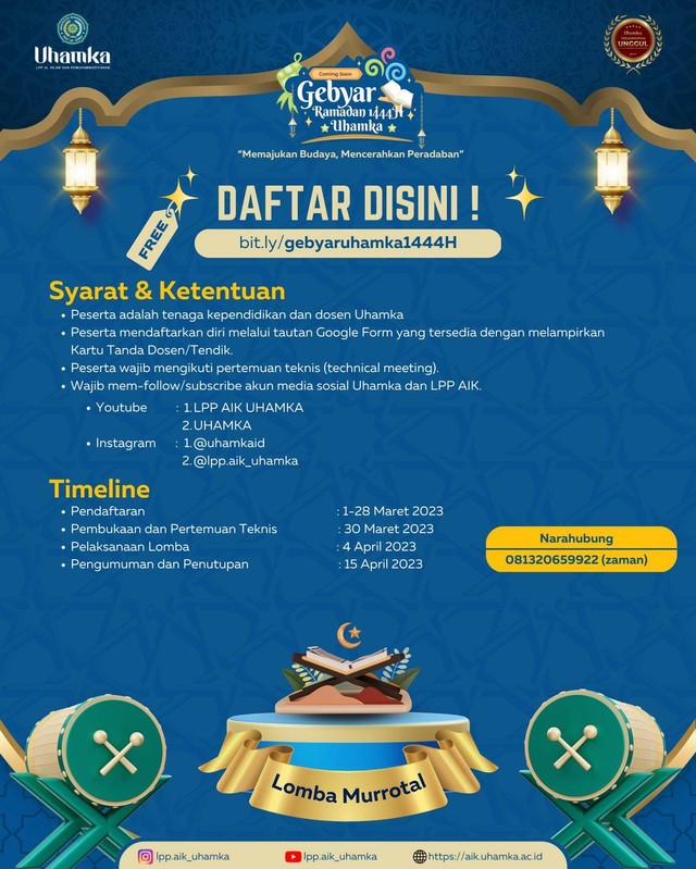 Universitas Muhammadiyah Prof DR HAMKA Gelar Gebyar Ramadan, Hadiah Puluhan Juta (5977)
