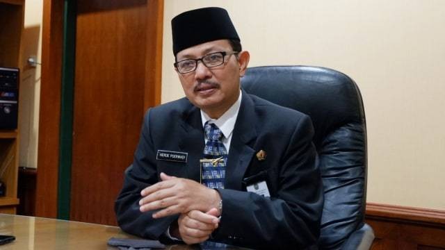 Ketua Terpilih PMI Kota Yogyakarta periode 2021-2026 yang telah mengundurkan diri, Heroe Poerwadi. Heroe Poerwadi. Foto: Arfiansyah Panji Purnandaru/kumparan