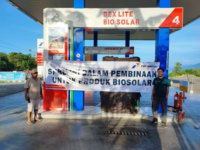 Keterangan foto: PT Pertamina Patra Niaga memberikan sanksi kepada SPBU Kompak di Kabupaten Lembata.