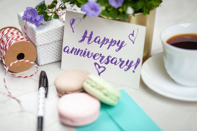 Ilustrasi kata-kata ucapan anniversary pernikahan. Foto: Pexels.com.