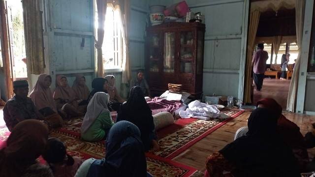 Suasana kediaman rumah duka bocah DA di Palembang, Foto : Istimewa