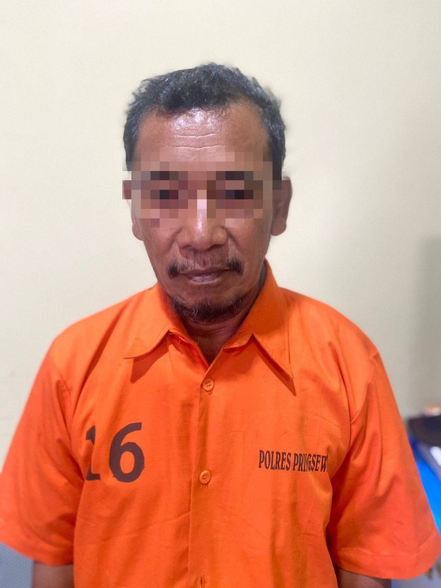 Pelaku penganiayaan di Pringsewu, Lampung ditangkap. | Foto: Dok Polres Pringsewu