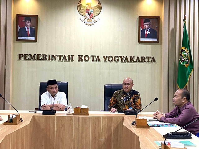 Kemenkumham DIY Audiensi dengan Pj Wali Kota Yogyakarta (Foto: dok. Kemenkumham DIY)
