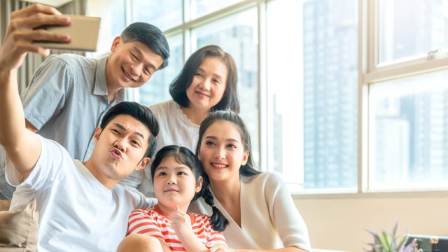 Ilustrasi keluarga bahagia.  Foto: Shutterstock
