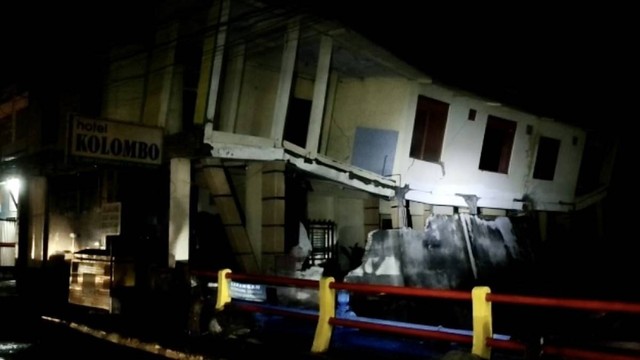 Hotel Kolombo Kediri Nyaris Ambruk karena Plengsengan Ambles, Tamu Semburat Selamatkan Diri