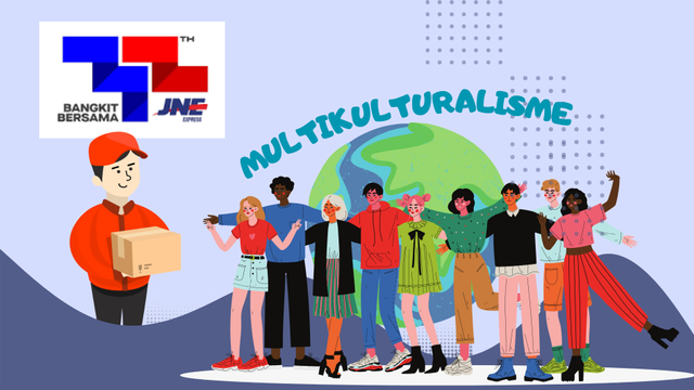 Ilustrasi JNE, Bisnis, dan Implementasi Nilai-nilai Multikulturalisme