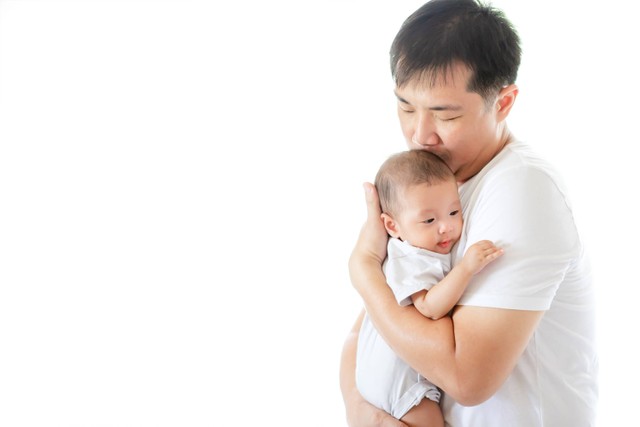  Ilustrasi ayah dan bayi.
 Foto: Shutterstock