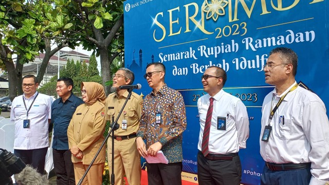 Jumpa pers Kick Off Serambi Rupiah Ramadhan di Kantor Perwakilan Bank Indonesia Provinsi Jateng. Foto: Intan Alliva Khansa/kumparan