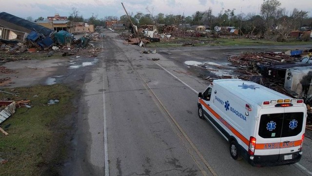 Saksi Tornado Mississippi: Saya Belum Pernah Lihat Tornado Dahsyat Seperti Itu (32966)
