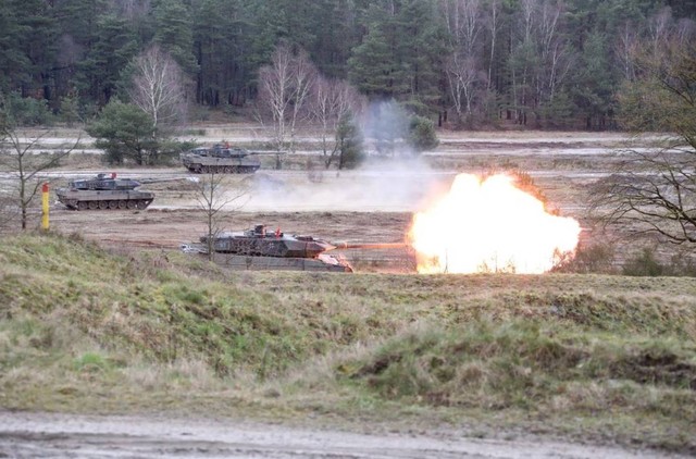 Tank Leopard 2 di Ukarina Foto: Bundeswehr/Handout