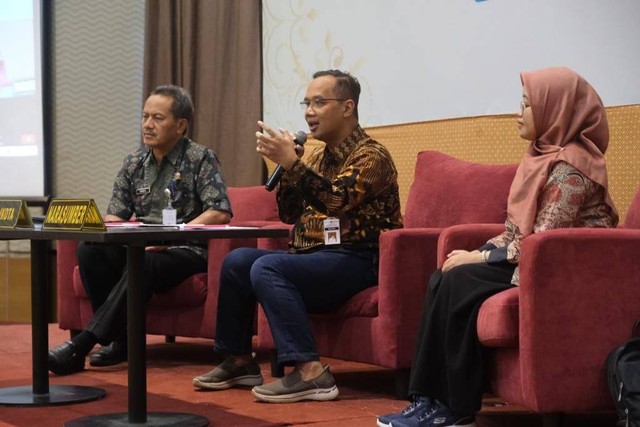 Wali Kota Magelang HM Nur Aziz memberikan sambutan dalam Bimtek Perencanaan Kebutuhan ASN Kota Magelang tahun 2023 di Hotel Atria Magelang, Selasa (28/3/2023). Foto: istimewa