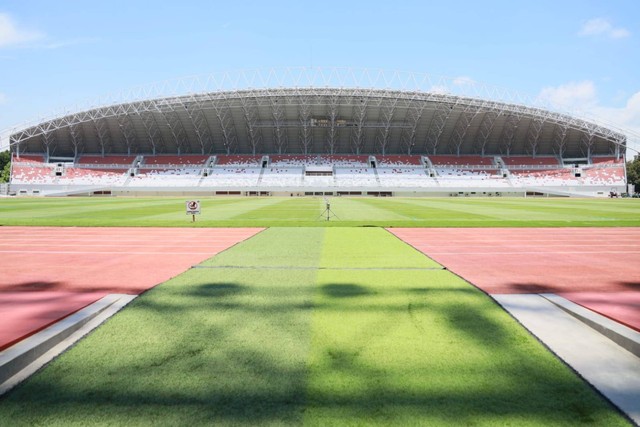 Wajah baru Stadion Gelora Sriwijaya Palembang, Foto : Humas Pemprov Sumsel