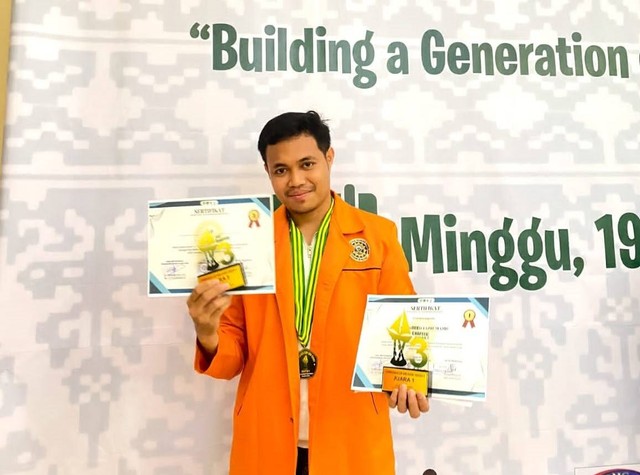 Muhammad Fajri Majid, mahasiswa Prodi Teknik Informatika Universitas Ahmad Dahlan (UAD) juara 1 LKTI Tingkat Nasioonal (Foto: Istimewa)