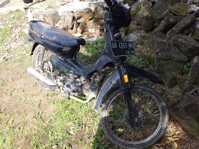 Sepeda motor yang digunakan oleh salah satu Danramil di Gunungkidul.