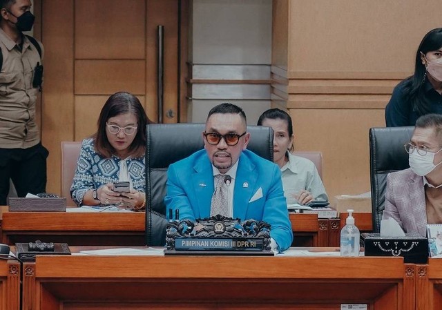 Wakil Ketua Komisi III DPR Ahmad Sahroni Foto: Dok. Istimewa