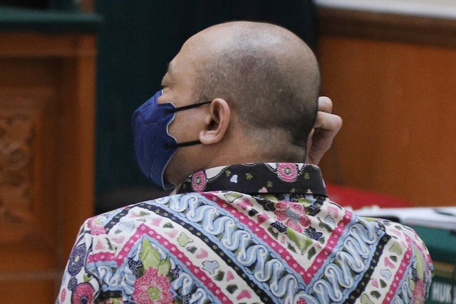 Suasana jalannya sidang tuntutan terdakwa Teddy Minahasa di Pengadilan Negeri Jakarta Barat, Kamis (30/3/2023). Foto: Jamal Ramadhan/kumparan