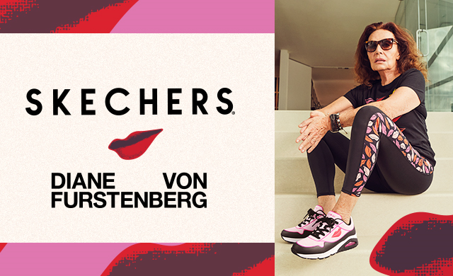 Kolaborasi Skechers dan Diane von Furstenberg bertajuk Endless Kisses. Foto: Dok. Skechers