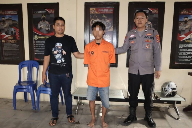 Pelaku pencurian di 27 TKP ditangkap. | Foto: Dok Polres Pringsewu