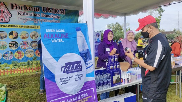 Acara pameran Forkom UMKM Kaluharan Donokerto