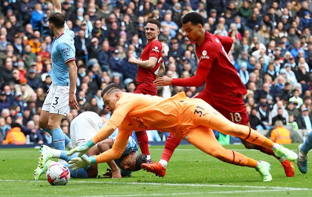 Manchester City vs Liverpool. Foto: Reuters/Carl Recine