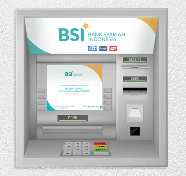 Ilustrasi ATM BSI. Foto: BSI