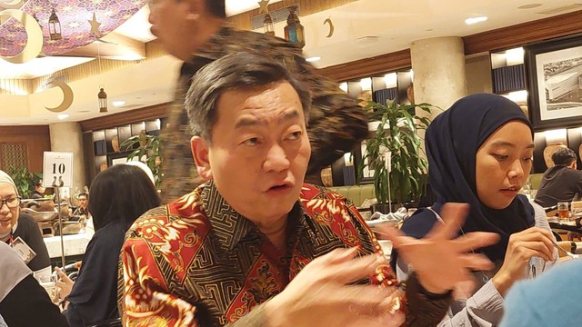 Direktur Bank BCA, Santoso Liem di Kempinski, Senin (3/4). Foto: Ave Airiza Gunanto/kumparan