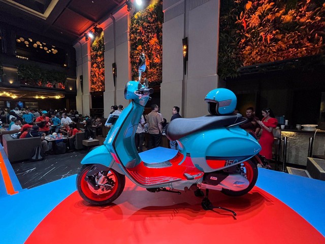 PT Piaggio Indonesia meluncurkan Vespa Primavera Color Vibe Limited Edition di Jakarta (4/4/2023). Foto: Sena Pratama/kumparan