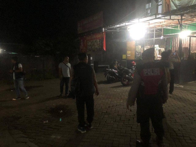 Suasana di TKP usai penembakan terjadi. Dok: Ist.