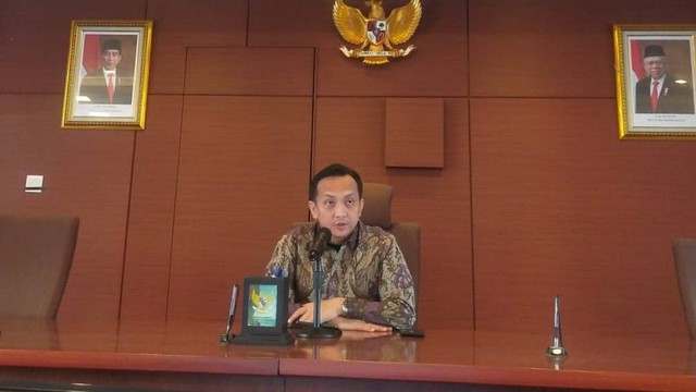 Deputi Bidang Koordinasi Pertambangan dan Investasi Kemenko Bidang Kemaritiman dan Investasi (Kemenko Marves), Septian Hario Seto, di Gedung Kemenko Marves, Kamis (6/4/2023). Foto: Ghinaa Rahmatika/kumparan