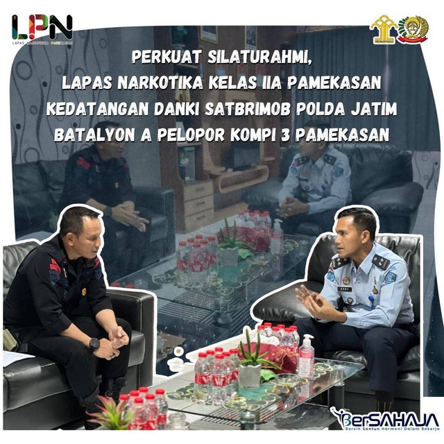 Perkuat Silaturahmi, Lapas Narkotika Kelas IIA Pamekasan Kedatangan ...