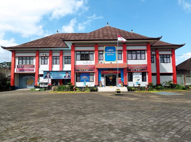 Tampak depan Lapas Narkotika Kelas IIA Bangli