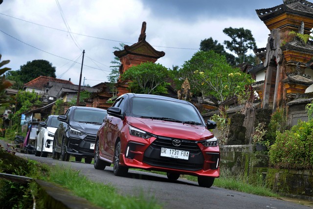 Test drive Toyota Agya GR Sport di Bali. Foto: dok. TAM