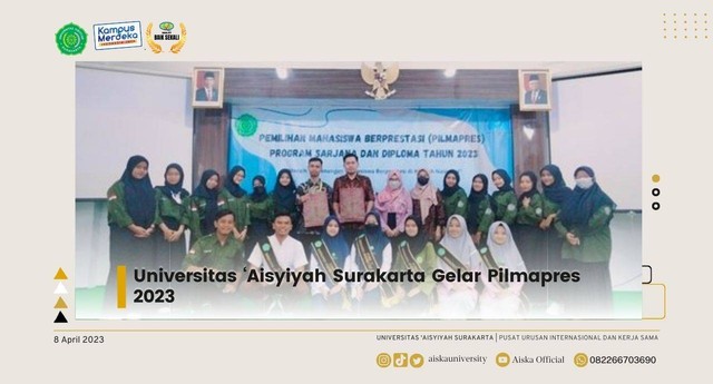 Universitas 'Aisyiyah Surakarta Gelar Pilmapres 2023