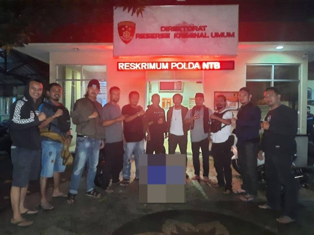 Pelaku yang berhasil diamankan. | Foto: Dok Polres WayKanan