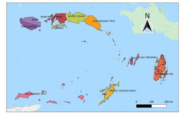 Ilustrasi peta Maluku. Sumber: PPID Maluku