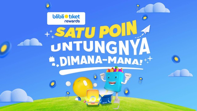 Blibli Tiket Rewards: Satu poin untungnya di mana-mana. Foto Foto: Kanya Nayawestri/kumparan