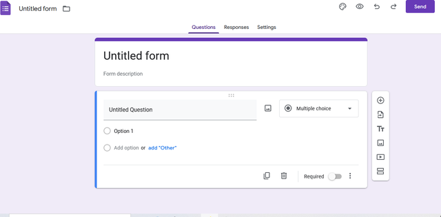  Cara Bikin Google Form. Sumber: Tangkapan Layar/Google Drive.