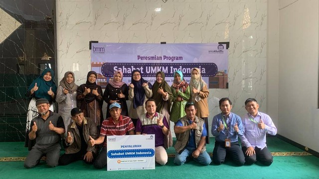 Penyaluran Modal Usaha untuk UMKM BMM bersama BPRS Al Salaam