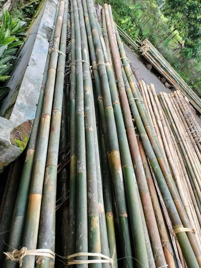Beberapa masyakarat ada yang menjadi bakul bambu untuk dijual kepada para pengrajin anyaman, bakul bambu biasa membeli nya dari pemilik pohon nya langsung atau biasa disebut dengan penglansir bambu.