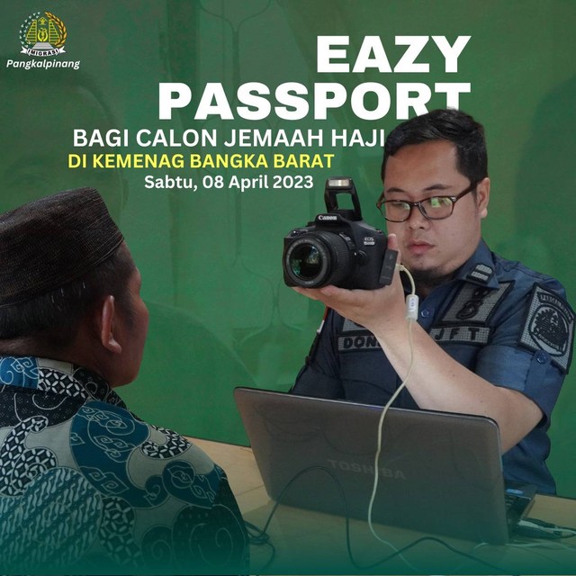 Eazy Passport ke Kemenag Bangka Barat