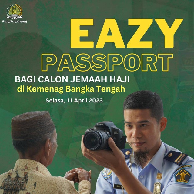 Eazy Passport ke Kemenag Bangka Tengah