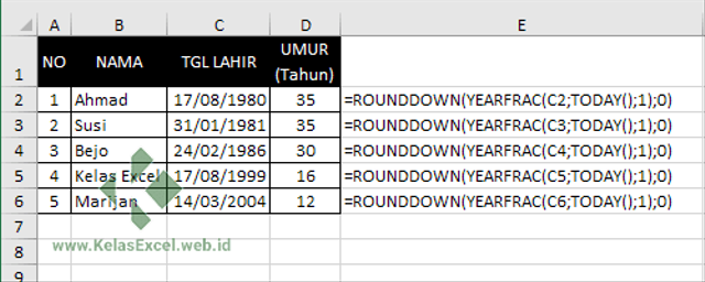 Cara Menghitung Umur Di Excel, Mudah Dan Akurat | Kumparan.com