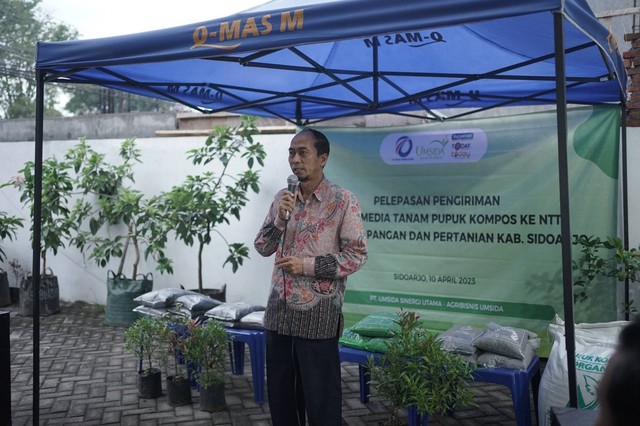 PT Umsida Sinergi Utama Luncurkan 20 Ton Pupuk Kompos ke NTT