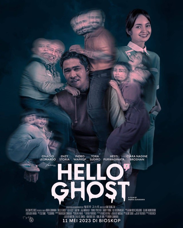 Poster Hello Ghost versi Indonesia. Foto: Falcon Pictures