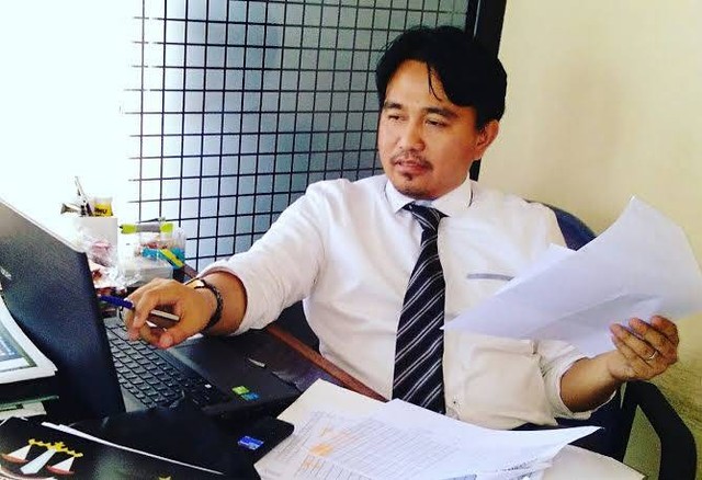 Advokat asal Lampung Gindha Ansori Wayka yang melaporkan akun TikTok Awbimax Reborn milik Bima Yudho Saputro. | Foto : Ist.