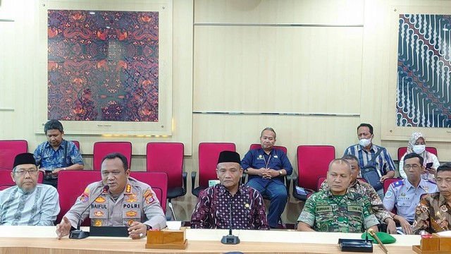 Konferensi pers persiapan lebaran di Balai Kota Yogyakarta. Foto: Widi RH Pradana