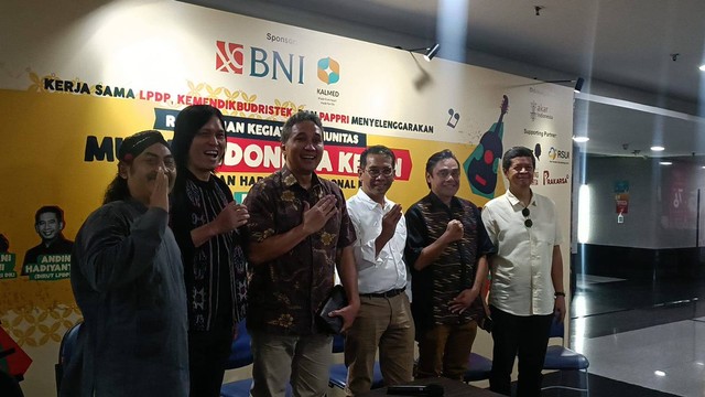 Konferensi pers program beasiswa untuk musisi. Dok: Istimewa