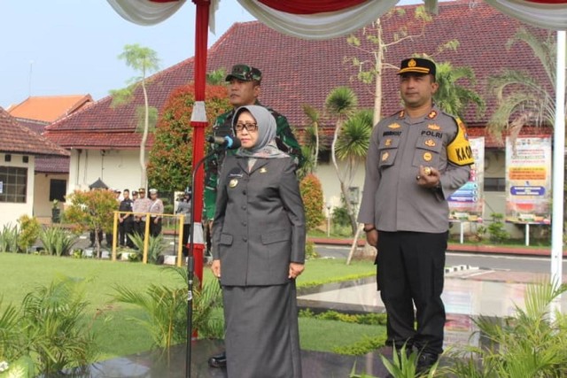 Ratusan Personel Ikuti Apel Operasi Ketupat Semeru di Polres Jombang